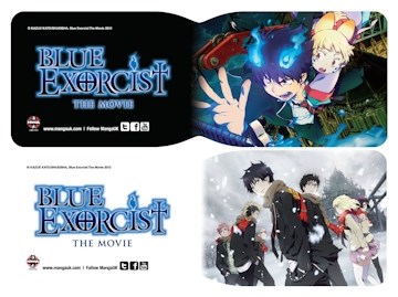 Free Oyster card holders with purchases of Blue Exorcist: The Movie at MCM London Comic Con