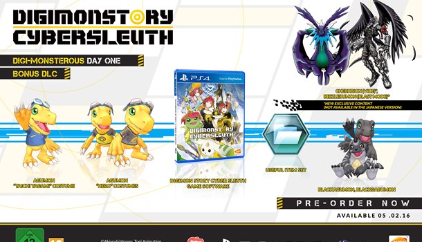 Digimon Story Cyber Sleuth comes to PS4 and Vita on February 5th 2016