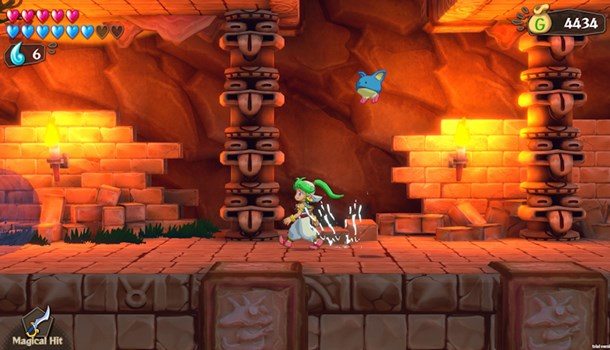 Wonder Boy Asha in Monster World