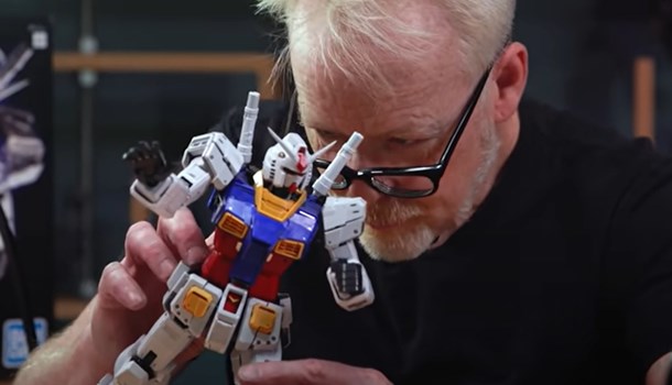 Adam Savage Gunpla build, in association with Bandai