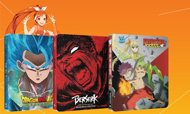 Crunchyroll Steelbooks available for Pre-Order