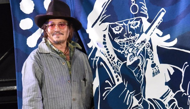 Johnny Depp gifted with a Captain Jack portrait by Eiichiro Oda