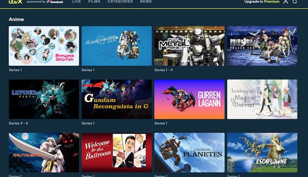 itvX Launch their Anime Collection