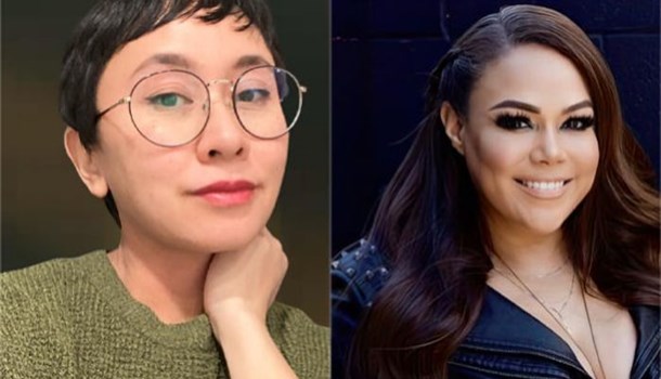 Demon Slayer voice actors Christine Marie Cabanos and Maela Lee attending MCM Birmingham