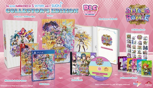 Sisters Royale Physical Edition coming to Strictly Limited Games