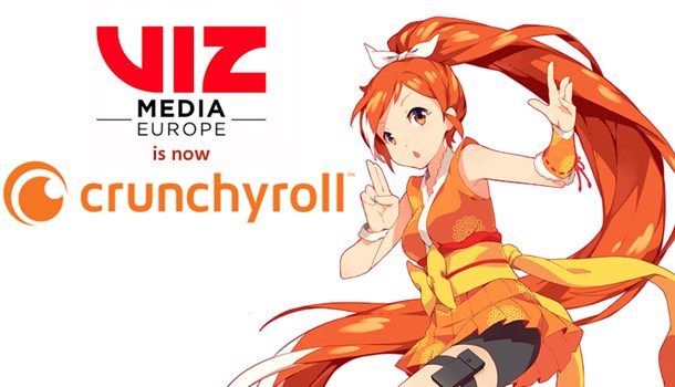 Viz Media Europe rebrands as Crunchyroll