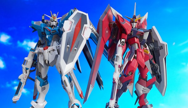 Metal Robot Spirits Rising Freedom and Immortal Justice Gundam
