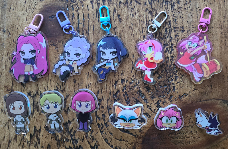 Keyrings and Pins