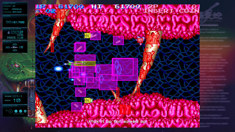 Gradius Origins Hitboxes