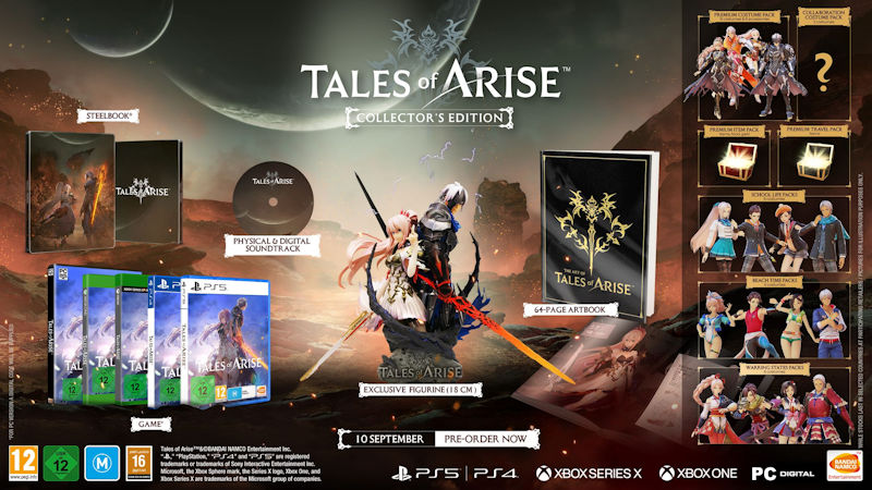 Tales of ARISE Collectors Edition