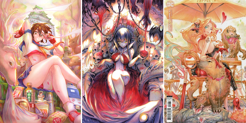 Rachta Lin Comic Covers