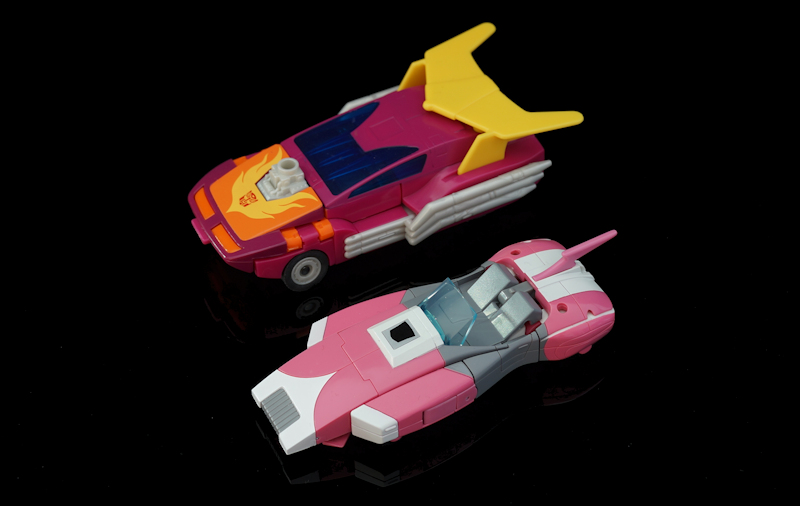 Missing Link Arcee and Reissue Hot Rod