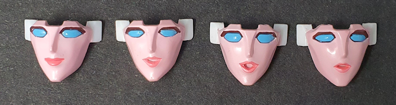 Masterpiece Arcee Faces